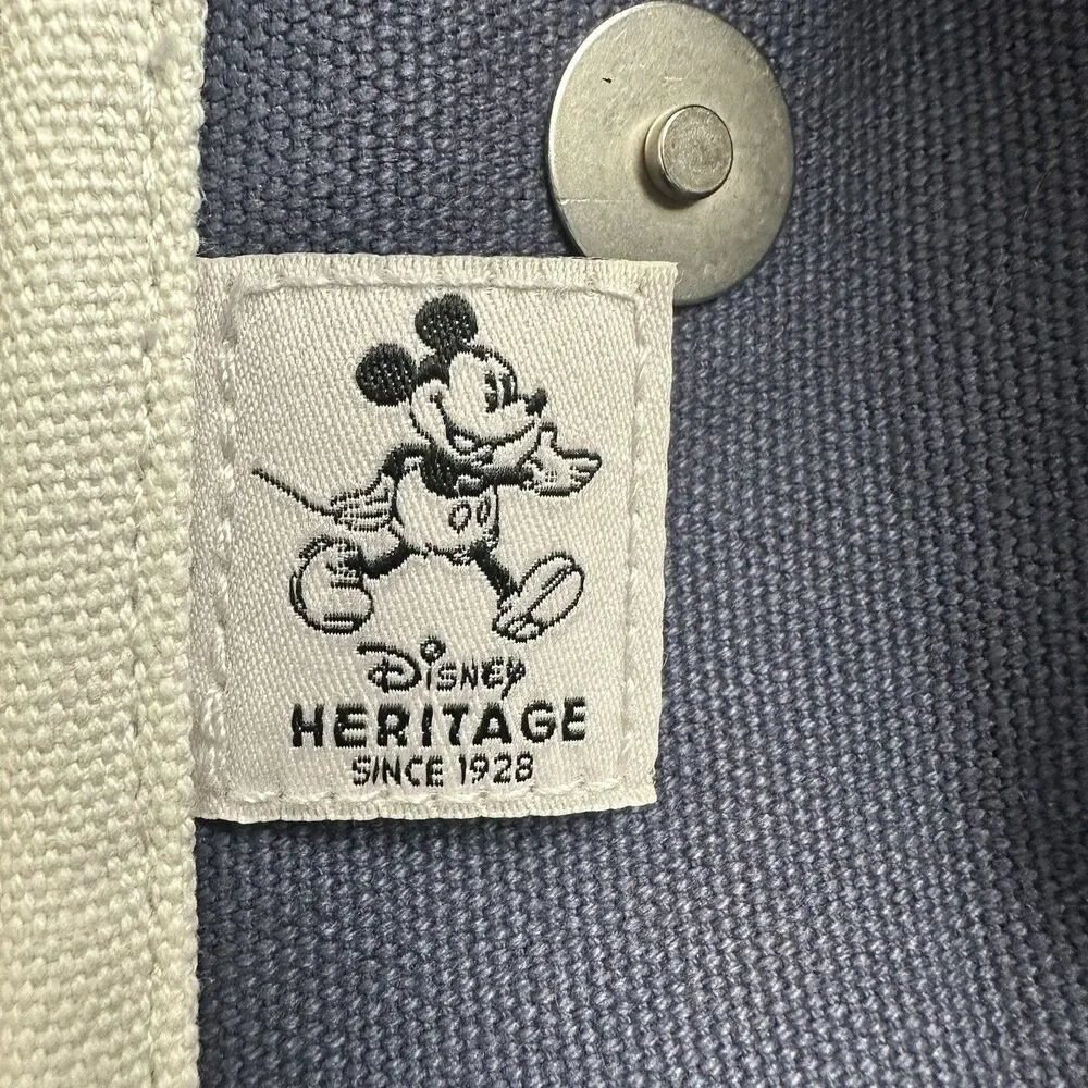 Disney Parks Heritage Forever Mickey Messenger Backpack Love Since 1928 Canvas